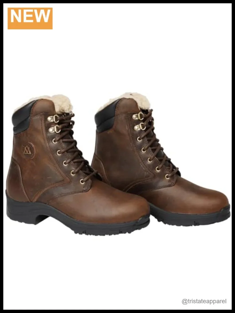 Mountain Horse Snowy River Lace Paddock Winter Riding Boots Waterproof 200G